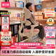 黑白調兒童G6Pro兒童學(xué)習椅寫(xiě)字椅人體工學(xué)追背椅帶腳踏升降【3區自動(dòng)追背】