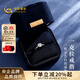 中國黃金（CHINA GOLD）一克拉托帕石銀戒指情侶對戒鉆戒生日情人節禮物送女友老婆 【今/次日達】一克拉戒指