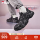 FILA 斐樂貓爪鞋4代女鞋老爹鞋情侶運動鞋復(fù)古時尚休閑鞋網(wǎng)面透氣 【男款】黑-BK 42