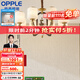 歐普（OPPLE）新中式吊燈輕奢大氣客廳燈簡(jiǎn)約現代中式燈具燈飾套餐主燈餐廳燈 新中式 8頭 客廳吊燈