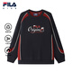 斐樂(lè )FILA【斐暖】?jì)和b上衣2026年春季新款男大童加絨套頭衛衣 傳奇藍-NV 175