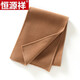 恒源祥羊絨圍巾秋冬款女駝色經(jīng)典保暖雙面羊毛呢配大衣圍巾 金駝色