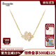 Eternelle法國永恒原創(chuàng  )設計四時(shí)花項鏈小眾設計感輕奢氣質(zhì)鎖骨鏈 璀璨金色