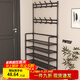 木雙福鞋架門(mén)口多層家用鞋帽一體鞋柜出租屋置物架宿舍收納柜