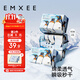 嫚熙（EMXEE）藍企鵝綿柔巾嬰兒寶寶一次性洗臉巾干濕兩用手口清潔巾 80抽*6包
