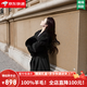 創(chuàng  )意女郎;CREATIVITY-GIRL雙面羊毛呢子大衣女2025冬季新款狐貍毛高級感時(shí)尚紅色毛呢外套 黑色 【禮盒包裝+JD送貨上門(mén)】 S 適合106-120斤