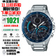 卡西歐（CASIO）EDIFICE系列農家橡樹(shù)賽車(chē)藍牙時(shí)尚防水商務(wù)男士手表送禮推薦 太陽(yáng)能+藍牙ECB-900DB-1B