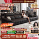 卡詩(shī)寶意式真皮沙發(fā)客廳2025現代簡(jiǎn)約客廳沙發(fā)鋼琴鍵直排全包裹真皮沙發(fā) 2.8m四人位【升級底座可視網(wǎng)】  全包裹頭層牛皮+ 天然水洗乳膠