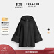 蔻馳（COACH）奧萊女士披風(fēng)寬松舒適百搭保暖外套 混合黑色 XS /S