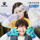 卡爾美（KELME）兒童毛線(xiàn)手套6-12歲冬季保暖針織手套全指五指小學(xué)生防凍手套女童