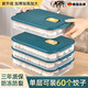 JCZS德國餃子收納盒冰箱用食品級冷凍專(zhuān)用密封保鮮盒水餃餛飩速凍家用 【不沾底防凍裂】墨藍【一層一蓋】可裝60個(gè)水餃