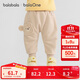 巴拉巴拉balaOne寶寶褲子長(cháng)褲2025冬加絨嬰兒pp褲保暖可愛(ài)萌208425108205
