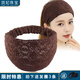 頂妃（DING FEI）遮白發(fā)頭飾蓋發(fā)神器發(fā)箍顯年輕寬邊洋氣發(fā)帶頭飾頭巾女 咖啡色B00-105