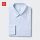 優(yōu)衣庫男裝高性能修身防皺格子襯衫/長(cháng)袖襯衣26春夏新款482354 61 水藍色 M