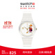 斯沃琪（Swatch）瑞士手表 女王的慶典 生日禮物變色石英腕表GZ711