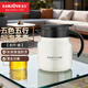 金灶（KAMJOVE）雙層保溫隔熱燜泡壺316不銹鋼內膽泡茶壺茶水分離沏茶壺沖茶壺 白色（五行·金） 700ml