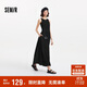 森馬（Semir）連衣裙女高腰拼接背心裙百搭2025夏優(yōu)雅圓領(lǐng)長(cháng)裙通勤109325114015