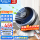 格力（GREE）智能空氣循環(huán)扇家用便攜電風(fēng)扇臺式搖頭電扇遠程遙控戶(hù)外小風(fēng)扇通風(fēng)換氣直流變頻落地扇 FXTZ-20T63Bg5太空灰