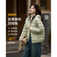 尚靜圣誕90鴨絨羽絨服女25年冬新女裝純色連帽保暖防寒短款外套女上衣
