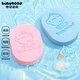 世紀寶貝（babyhood）兒童搓澡海綿 寶寶搓澡巾 嬰兒洗澡神器沐浴綿*2個(gè)裝