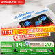 老板（Robam）【小灶王】E1燃氣灶煤氣灶雙灶家用爐具5.2kW智慧大火力定時(shí)灶嵌入式熄火保護全進(jìn)風(fēng)可調節底盤(pán) 液化氣 5.0kW 定時(shí)灶