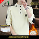 JASONWOOD正品男士高端品牌奧粒絨長(cháng)袖t恤秋冬季新款加絨保暖內搭打底衫男 高檔米色【現貨速達】 加絨 秋冬款 XL 建議【120-135斤】