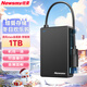 紐曼（Newsmy） 1TB 移動(dòng)硬盤(pán)機械 雙盤(pán)備份 清風(fēng)MAX金屬版 USB3.0 機線(xiàn)一體 2.5英寸 黎明黑 穩定耐用 數據備份