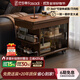 法莎蒂茶幾折疊多功能小桌子小戶(hù)型客廳邊柜可移動(dòng)推車(chē)沙發(fā)邊幾 【胡桃色】可移動(dòng)折疊小推車(chē)邊幾