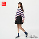 優(yōu)衣庫童裝女童快干運動(dòng)迷你裙褲短裙短褲半身裙475537 478158 478158/09黑色 110