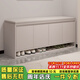 悅美妙鞋柜門(mén)口入戶(hù)柜換鞋凳一體家用玄關(guān)柜簡(jiǎn)約大容量長(cháng)凳穿鞋凳鞋柜 【奶咖色120CM】可放45碼
