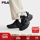 FILA斐樂(lè )男鞋運動(dòng)鞋時(shí)尚貓爪鞋5代老爹鞋2024春舒適輕便百搭休閑鞋 黑-BK 42