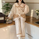 莫代爾法蘭絨睡衣女士秋冬季加絨加厚25新款可愛(ài)女士冬天保暖家居服套裝