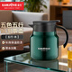 金灶（KAMJOVE）雙層保溫隔熱燜泡壺316不銹鋼內膽泡茶壺茶水分離沏茶壺沖茶壺 綠色（五行·木） 700ml
