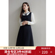 獨束大碼女裝優(yōu)雅甜美氛圍感時(shí)尚套裝女法式小香風(fēng)外套連衣裙兩件套 連衣裙 L