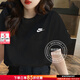 耐克（NIKE）女裝男裝短袖 25夏季新款運動(dòng)服透氣休閑服寬松上衣女T恤休閑短袖 AR4999-013/經(jīng)典黑色 M (170/88A)