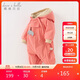 戴維貝拉【商場(chǎng)同款】冬裝嬰兒衣服寶寶加絨加厚連體衣男寶服女寶