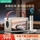 索愛(ài)（soaiy）BK25懸浮歌詞音箱k歌麥克風(fēng)藍牙音響一體式無(wú)線(xiàn)話(huà)筒唱歌神器家庭ktv套裝自帶聲卡桌面壁畫(huà)網(wǎng)紅禮物