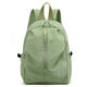 MDNG日本進(jìn)口品質(zhì)名牌雙肩背包女2025新款時(shí)尚防水棉里尼龍輕便包外套 淺綠色 高31底長(cháng)22厚12