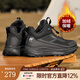 駱駝（CAMEL）新款運動(dòng)鞋免系軟彈輕便休閑男鞋子 G14W566705R 黑色 (加絨款) 42