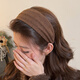 束芬發(fā)箍輕奢女款2026新款波點(diǎn)寬邊發(fā)箍高端輕奢發(fā)飾高顱頂頭箍顯臉小 F3696咖色波點(diǎn)寬邊發(fā)箍