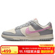 耐克NIKE女子休閑板鞋 DUNK 經(jīng)典緩震運動(dòng)鞋 DD1873-002灰粉色38