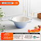 酷彩（Le Creuset）炻瓷盤(pán)創(chuàng  )意沙拉水果菜盤(pán)家用法式料理碗 17cm法式料理碗水晶藍