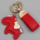 妙奕嘉馬上有錢(qián)鑰匙扣車(chē)鑰匙小飾品小馬吊墜書(shū)包掛件送男女友本命年禮物 【紅色】馬上有錢(qián)+鑰匙扣+馬蹄扣
