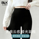 班尼路S&K打底褲女2026年秋冬季女裝新款緊身收腹提臀褲高腰鯊魚(yú)褲 黑#純色 【加絨】 【330g鯊魚(yú)褲】 XL