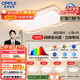 歐普（OPPLE）護眼全光譜吸頂燈客廳燈LED智能高亮線(xiàn)條燈簡(jiǎn)約奶油風(fēng)包安裝套餐1