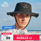 伯希和戶(hù)外防曬帽夏季漁夫帽 男女折疊遮陽(yáng)帽旅游帽子 1622 新黑色