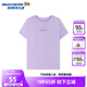 Skechers斯凱奇貼貼T兒童短袖運動(dòng)T恤男女童夏季透氣新款上衣L225K063 純棉/淺雪青色/00EW 150