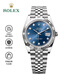 勞力士（ROLEX）日志型 自動(dòng)機械男表 日期顯示  41mm 藍色 m126334-0016