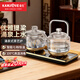 金灶（KAMJOVE）涌泉式全自動(dòng)底部上水電熱水壺燒水器自動(dòng)上水玻璃燒水壺恒溫壺 0.8LH19