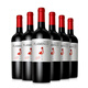 帕斯蒙火烈鳥(niǎo) 智利原瓶原裝進(jìn)口紅酒整箱 經(jīng)典赤霞珠干紅葡萄酒一箱6支*750ml